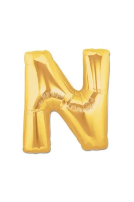 Altın Sarısı Folyo Harf Balon