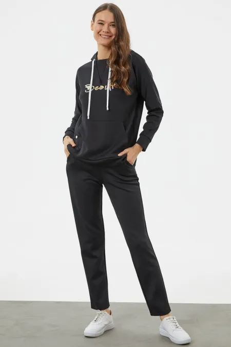 Sementa 76252 Kanguru Cepli Dalgıç Kumaş Eşofman Takım