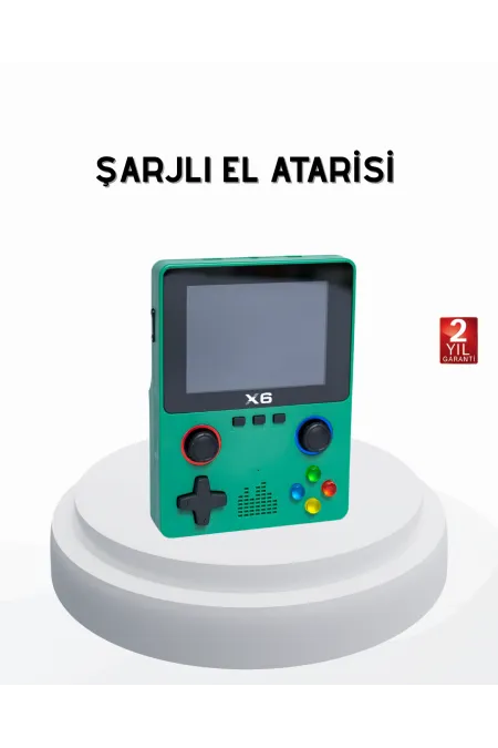 3.5 İnç IPS Ekranlı Taşınabilir Oyun Konsolu Ergonomik Çift Tetikli