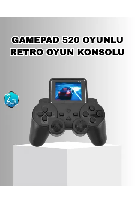 Mini Retro Oyun Konsolu S10 2.8 İnç Ekran Taşınabilir Klasik Atari