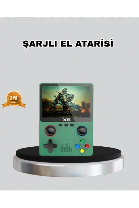 Retro Taşınabilir Konsol 3.5 IPS Ekran Ergonomik Çift LR Kontrollü