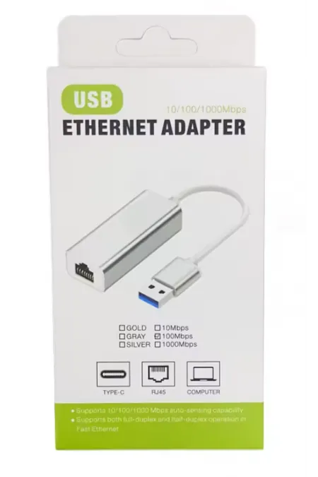Usb Ethernet Çevirici Dönüştürücü Internet Kartı Dönüştürücü