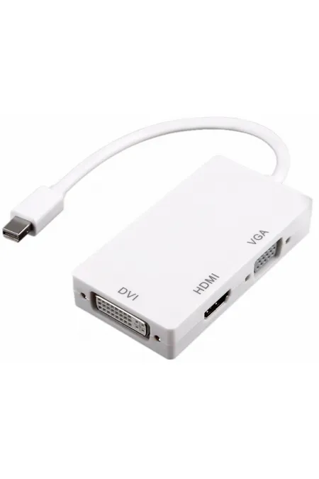 Mini Displayport Hdmi Vga Dvi Çevirici Dönüştürücü Adaptör Thunderbolt Display Port Kabl