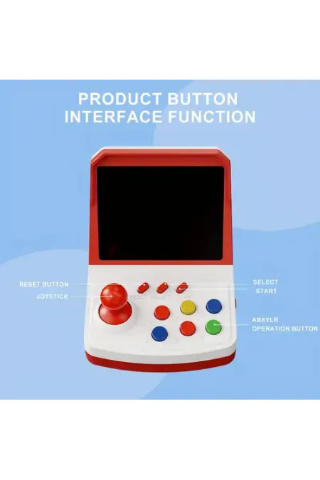 Mini Retro Arcade Oyun Konsolu 912 in 1
